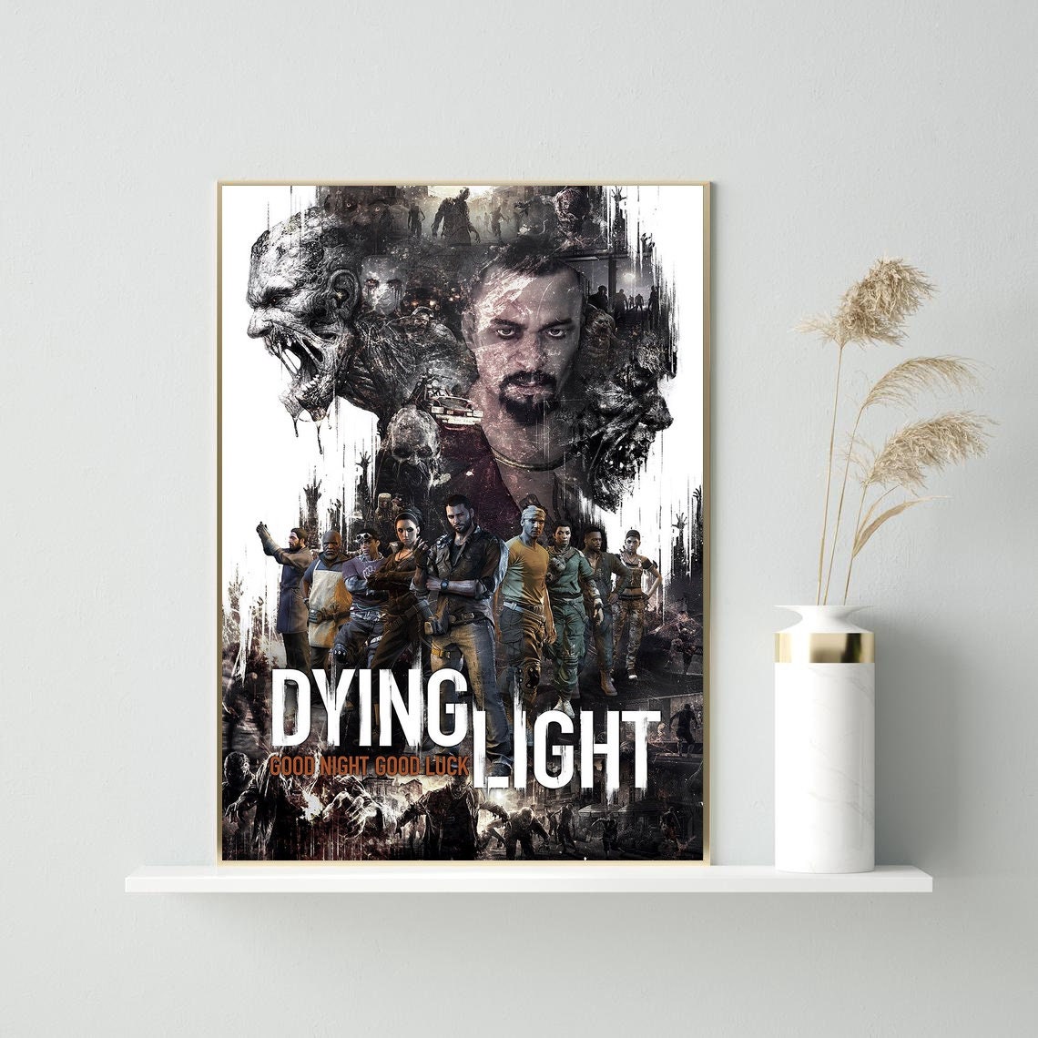 Dying Light Video Game Canvas Poster Home Wall Painting Etsy