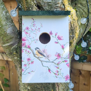 BirdHouse, Nesting Box, Garden Bird Box, Garden Decor zdjęcie 4