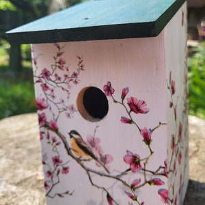 BirdHouse, Nesting Box, Garden Bird Box, Garden Decor zdjęcie 3