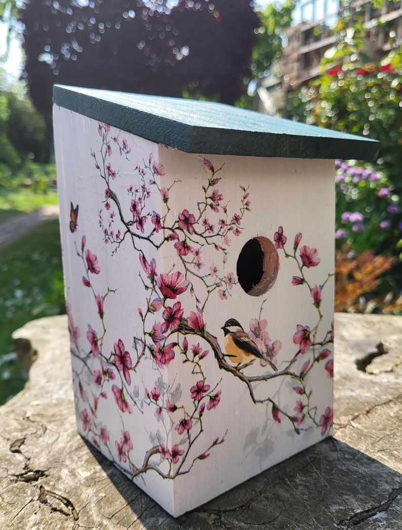 BirdHouse, Nesting Box, Garden Bird Box, Garden Decor zdjęcie 1