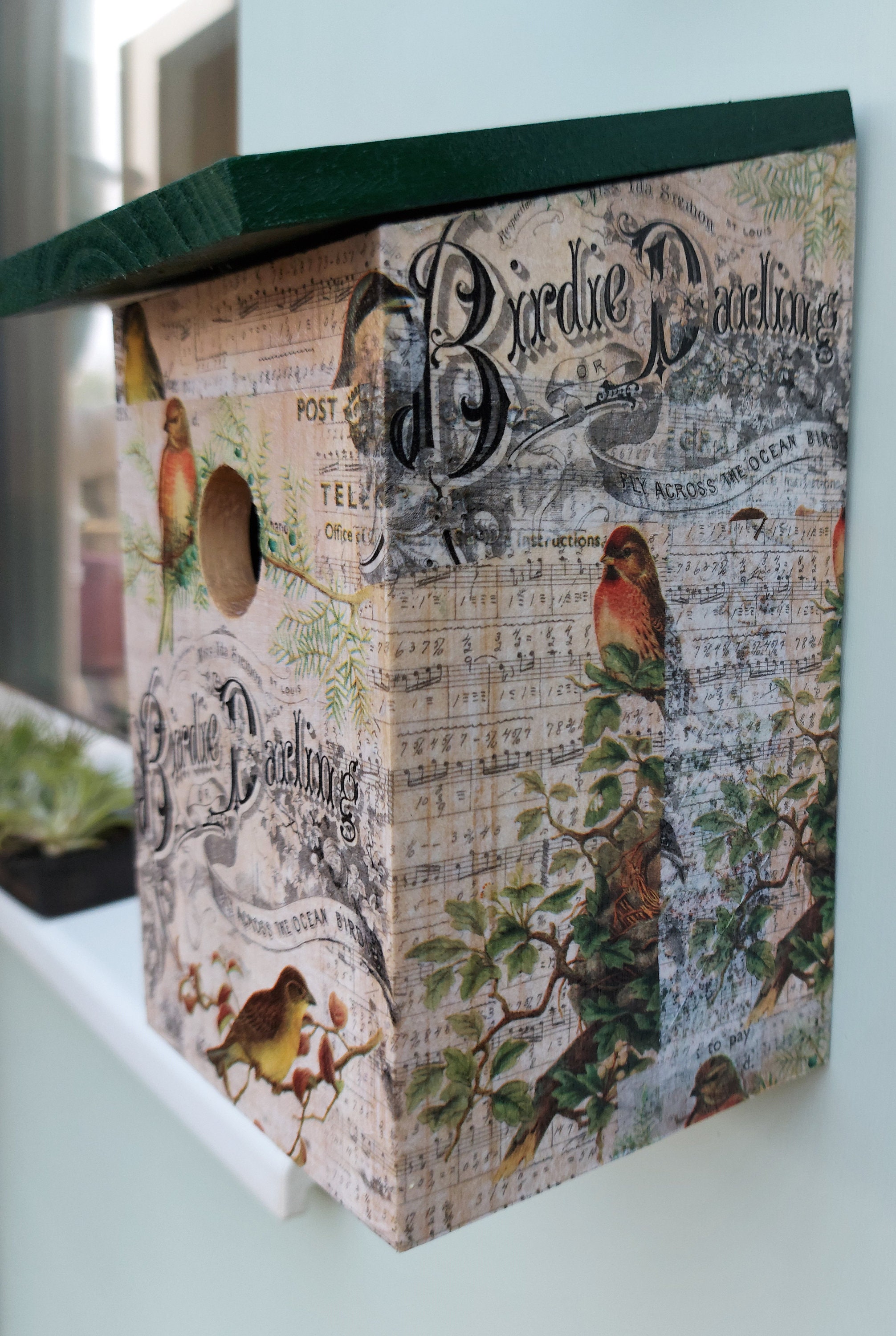 BirdHouse Nesting Box Garden Bird Box Bird Box Etsy