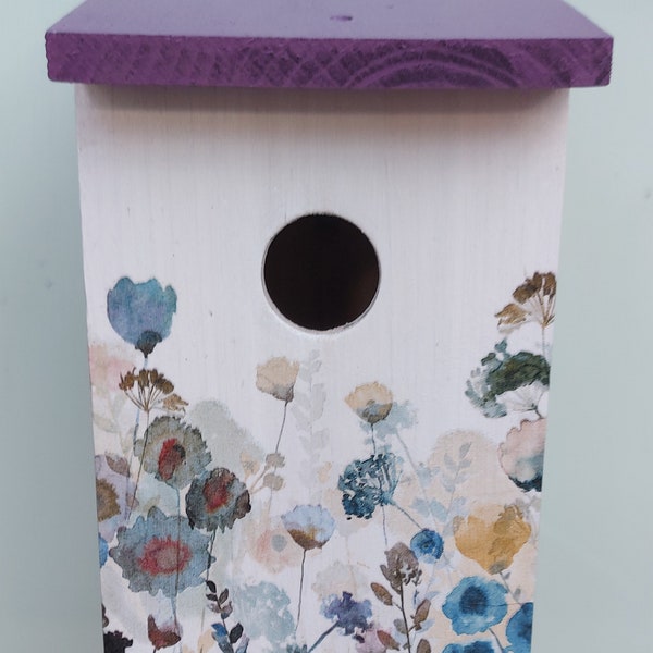 Birdhouse, nichoir, nichoir à oiseaux de jardin, nichoir à oiseaux découplé, décor de jardin