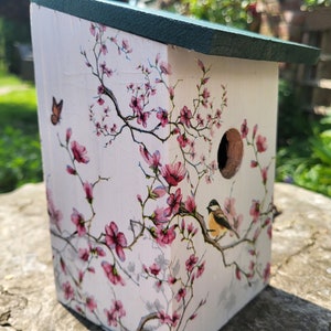 BirdHouse, Nesting Box, Garden Bird Box, Garden Decor zdjęcie 5