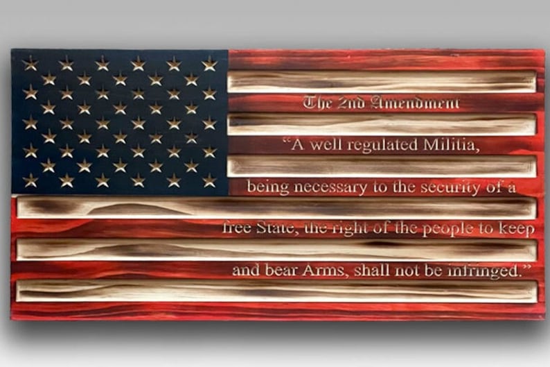 The 2nd Amendment Flag or Concealment Box - Etsy