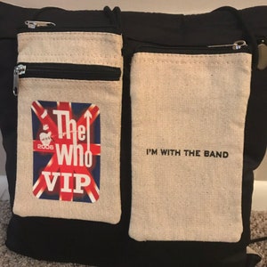The Who - Backstage Pass Siebdruck auf Hanftasche, Zelltasche