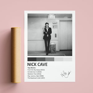 Nick Cave Print / Nick Cave Poster / Muziekposter / Albums poster / Nick Cave Art