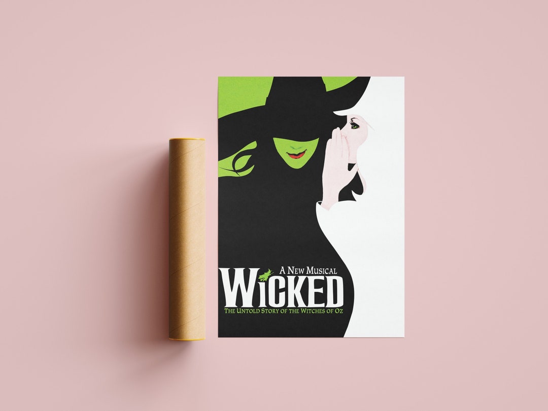 Wicked Poster, Wicked Art Print, Wicked Musical - Etsy