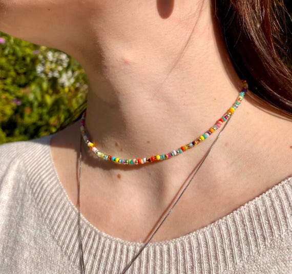 Collana con Perline Colorate Personalizzabile – Personalizza il Tuo Stile con un Tocco Unico