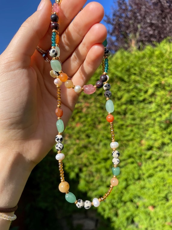 Collana con Perline Colorate Personalizzabile – Personalizza il Tuo Stile con un Tocco Unico