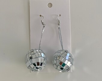 Disco Ball Earrings Etsy