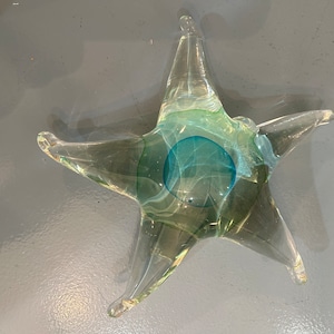 Late 20th Century Murano Style Blown Glass Starfish