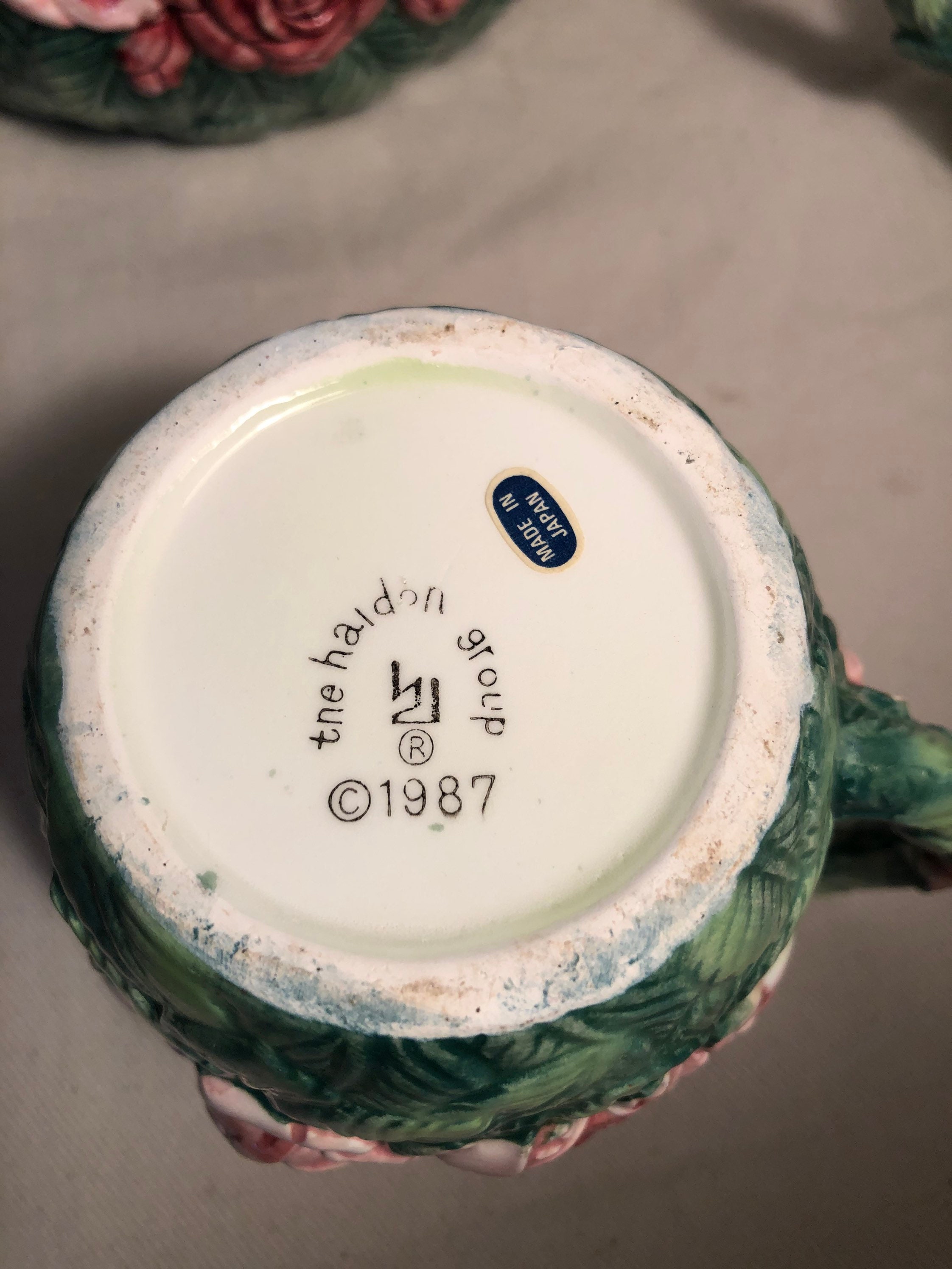 Haldon Group 1987 rose Tea Set 7 Pieces Etsy