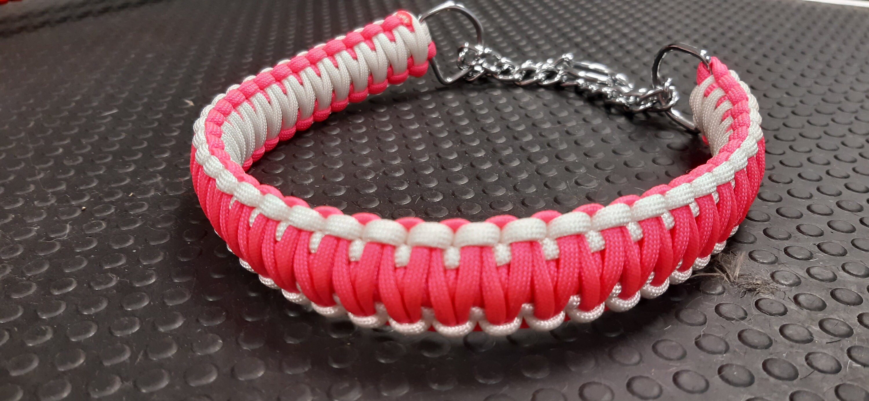 Collier Chien Paracorde Chainette Acier Grand Chien