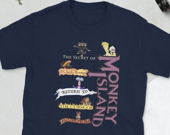 Monkey Island Series Short-Sleeve Unisex Pirate T-Shirt