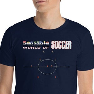 Sensible World of Soccer retro video game Short-Sleeve Unisex T-Shirt