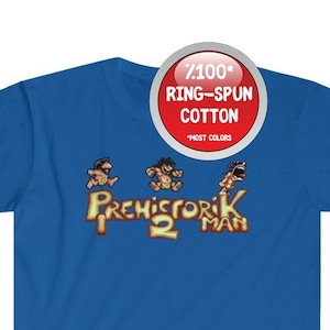 Prehistorik 1 2 Man Evolution Unisex Softstyle T-Shirt