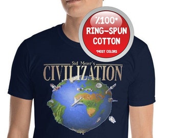 Civilization I Strategy Video Game Short-Sleeve Unisex T-Shirt
