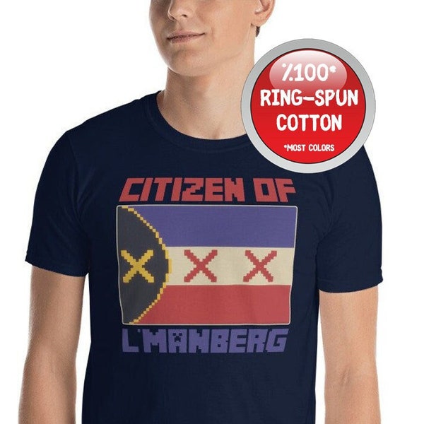 Citizen of L'Manberg L'Manburg Flag for Short-Sleeve Unisex T-Shirt