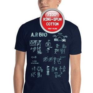 AP Bio Biology Blackboard Plans Short-Sleeve Unisex T-Shirt