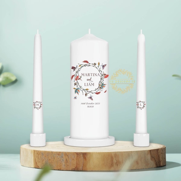 Irish Unity Candle Etsy