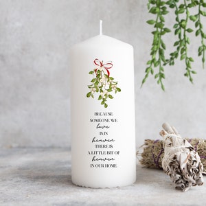 Christmas Remembrance Candle