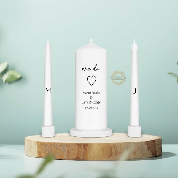 Irish Unity Candle Etsy