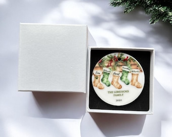 Personalised Family Christmas Ornament | Christmas Gift