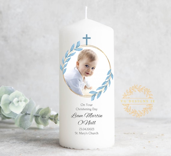 Christening candles discount