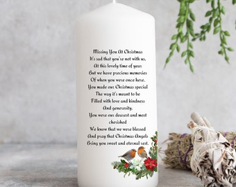 Christmas Remembrance Candle