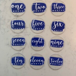 Acrylic Baby Monthly Milestones
