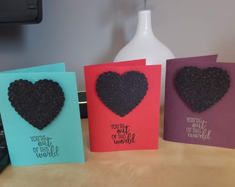 Out of this world Greeting/Valentines Day card