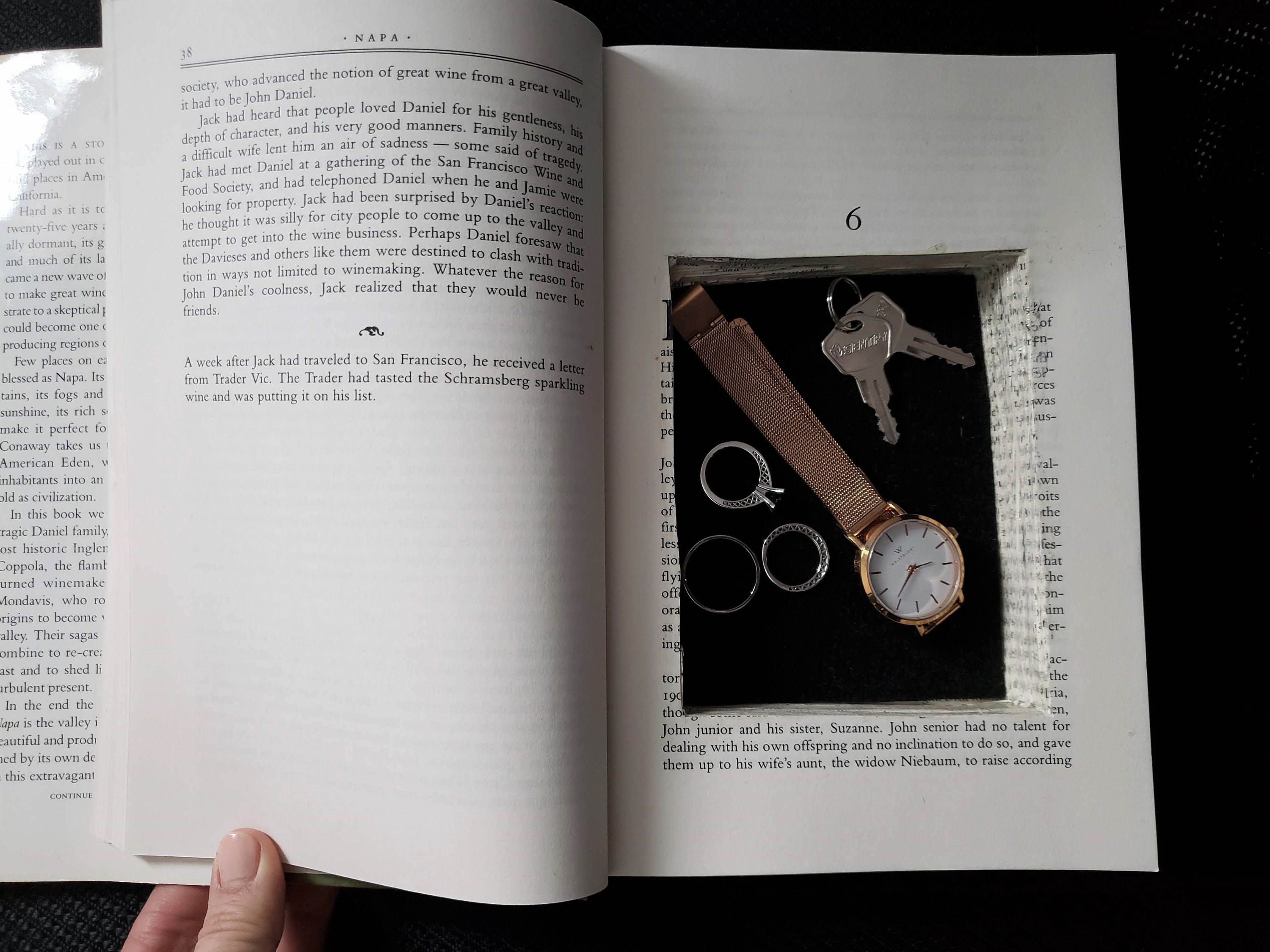 Secret Compartment Stash Book Etsy