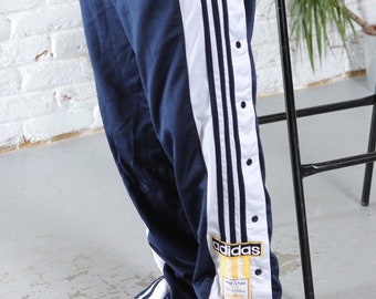 adidas popper tracksuit bottoms