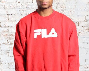 fila red sweater