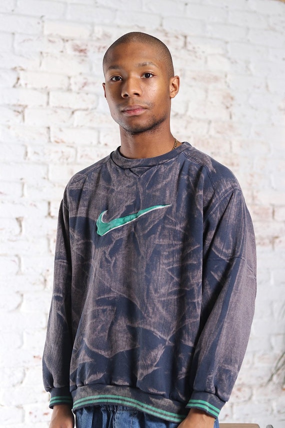 Vintage Nike tie die embroidered logo Sweatshirt B