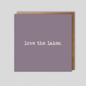 J'adore les lacs.  Marche/Lake District/Aventure/Retraite