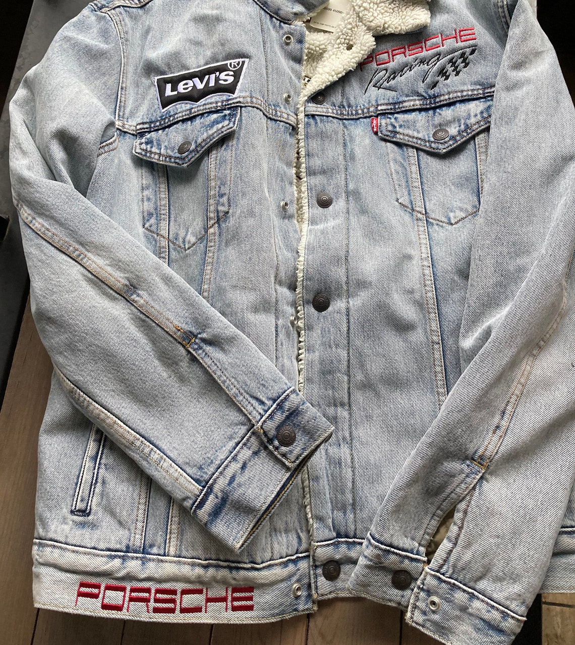 Levi's Trucker Type 3 Sherpa Jacket Hand Made Design - Etsy