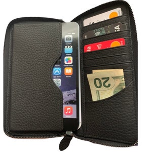 ECHT LEDERen apple IPHONE Telefoon Portemonnee geval handgemaakte cadeau samsung