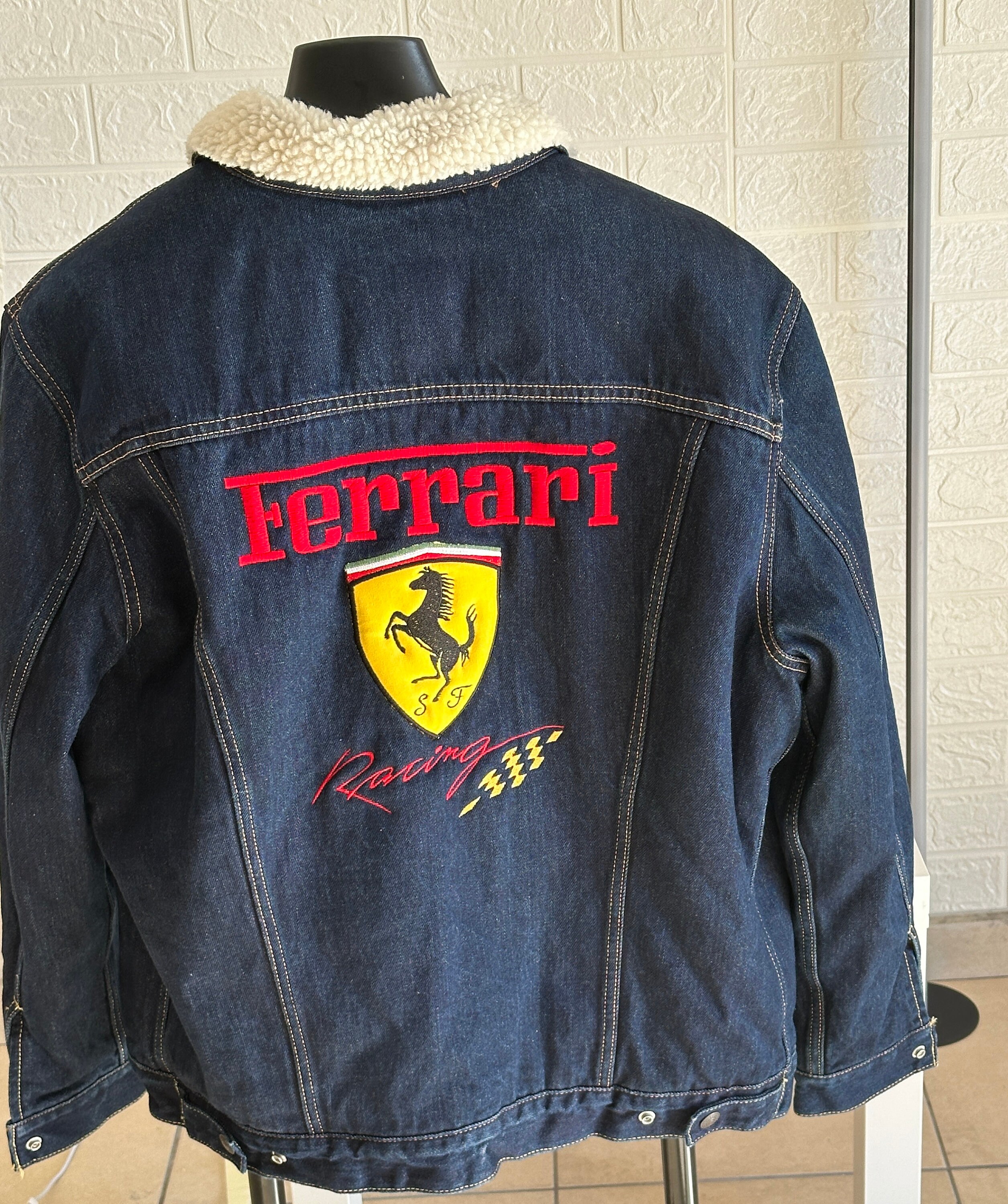 Stk1 Levis Men's Type 3 Sherpa Trucker Denim Jacket Levi's X Ferrari  #tailorshop Levi STK1 - Etsy Australia