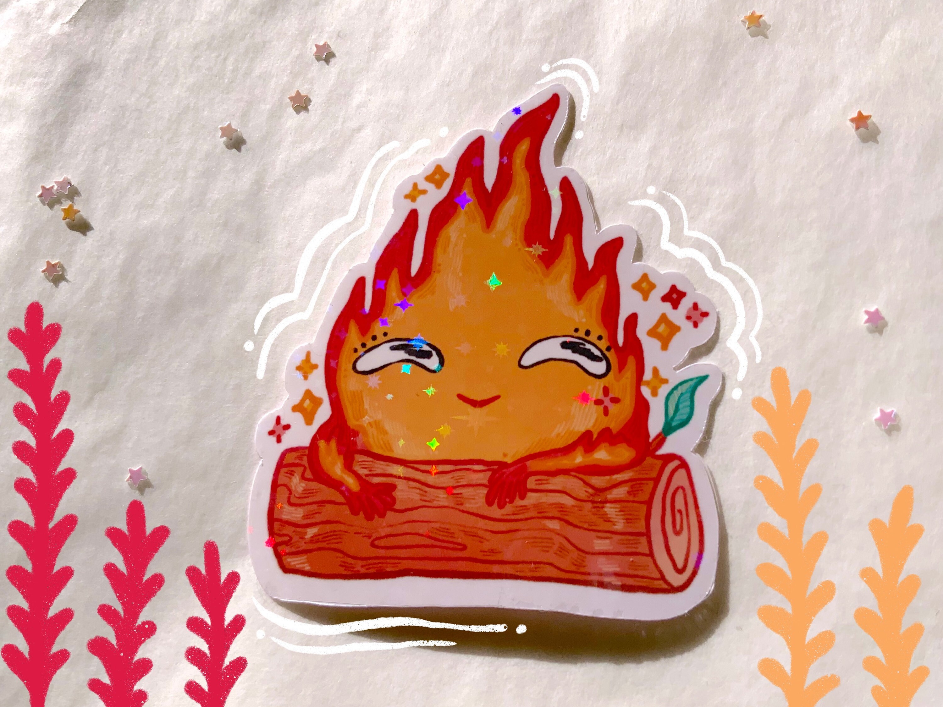 Calcifer Sticker - Etsy