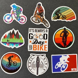 50pcs BMX Biking Off Road Dirt Bike MTB Themed Waterproof Stickers Pack image 3