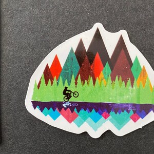 50pcs BMX Biking Off Road Dirt Bike MTB Themed Waterproof Stickers Pack image 8