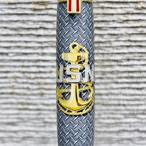 Chief Petty Officer Bolt Action Pen. Made to honor the service of active duty and veteran Chiefs.  A bold tribute to true naval leadership.