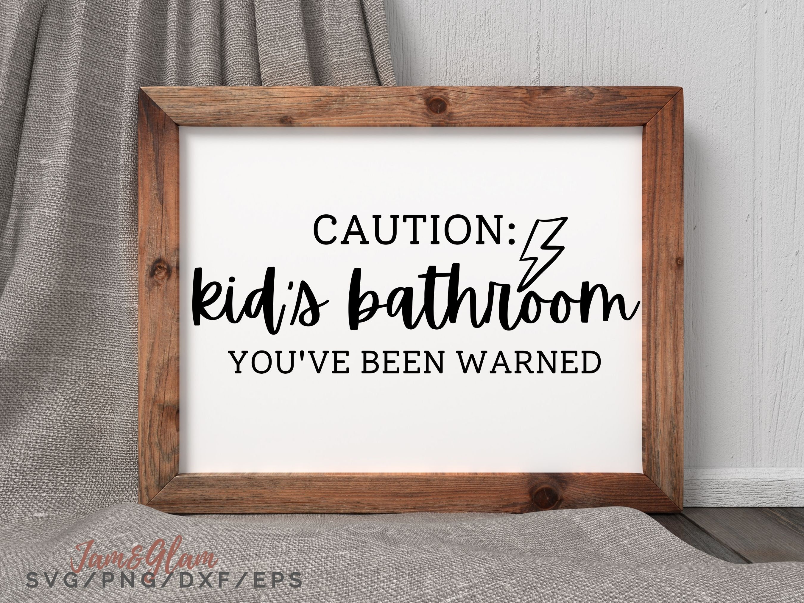 Kinder Badezimmer SVG lustige Badezimmer Zeichen SVG-Dateien | Etsy