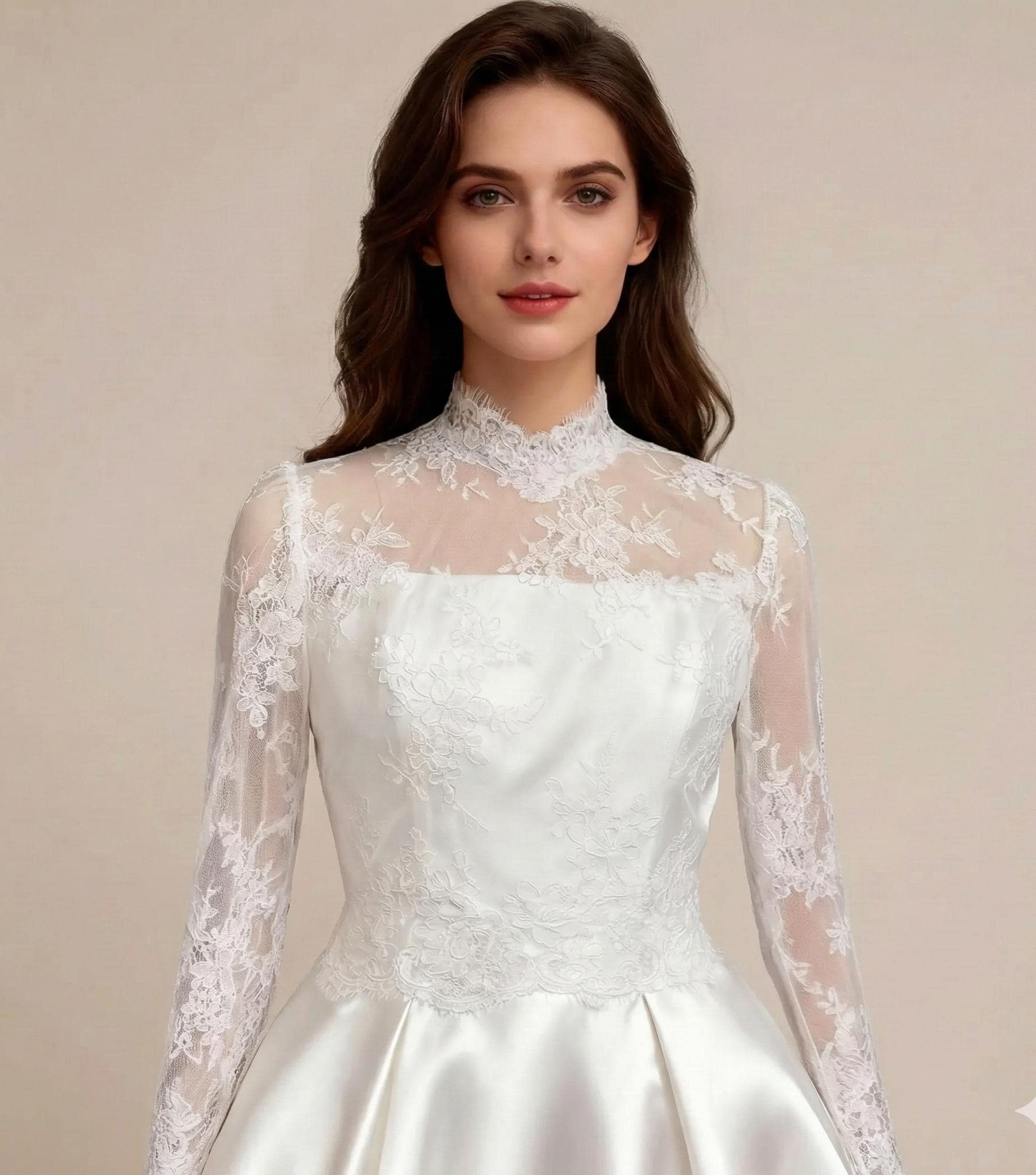 Wedding Dress Topper Long Sleeve - Etsy