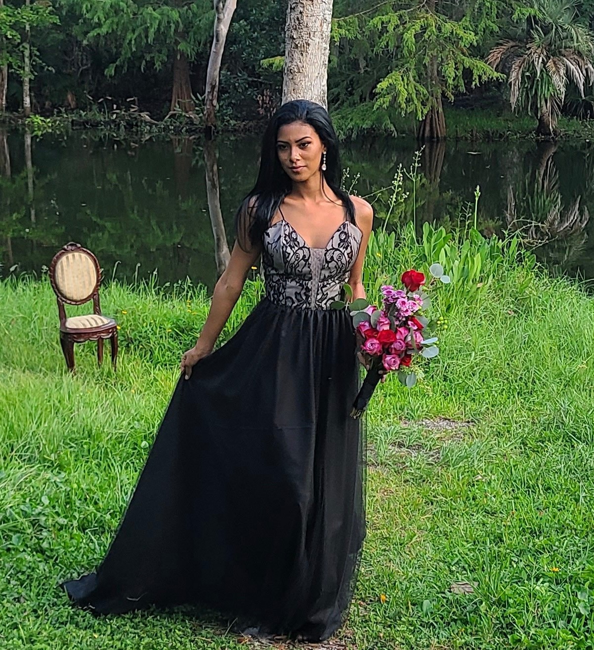 Simple Black Gown - Etsy