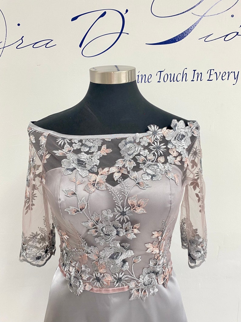 Short Mother of the Bride Dress Elegant off the Shoulder Etsy