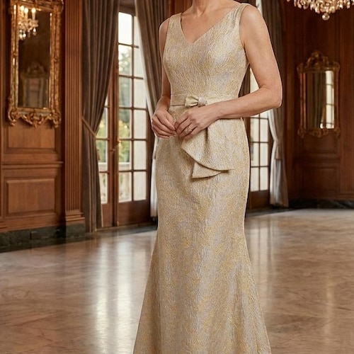 slim fit dress slacks Elektra Embellished Corset Formal Dress