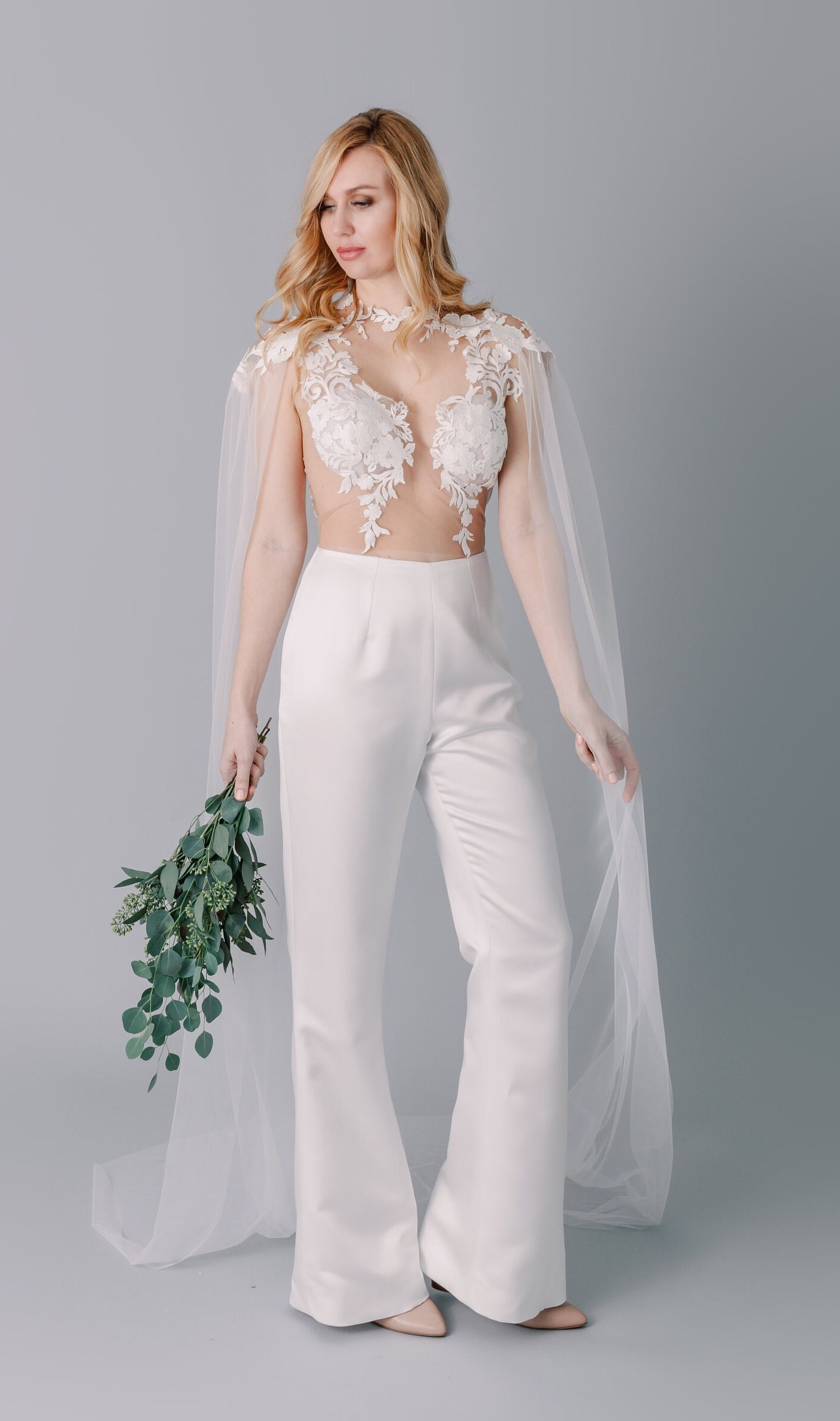 Couture Bridal Pants: Elegant Wedding Outfit, Made in Florida - Etsy Couture Bridal Pants: Elegant Wedding Outfit, Made in Florida - Etsy