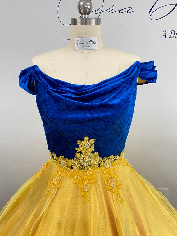 Shop Luxury Stylish Lemon Yellow Gown - Long Tail Baby Dress